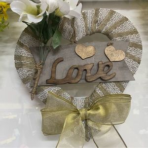 Heart Shaped Door or Wall Hanging